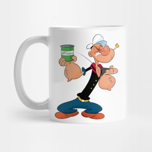 Popeye getting his spinach Mug